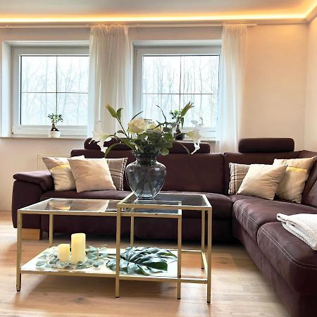 Luxus Ferienhaus Erzgebirge In Alleinlage アルテンベルク エクステリア 写真